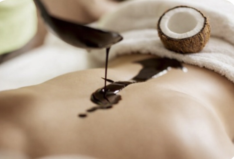 Anti-stress massage met Hot Chocolat massageolie